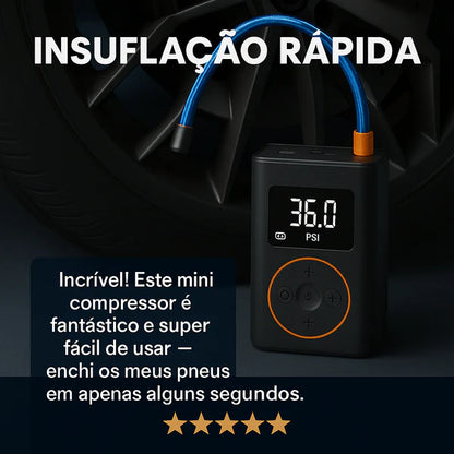 Mini Compressor de Ar Sem Fios 10,3 bar