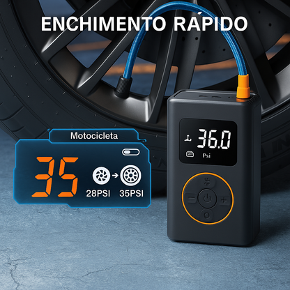 Mini Compressor de Ar Sem Fios 10,3 bar